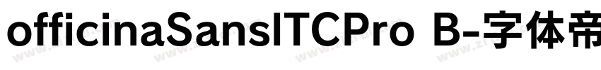 officinaSanslTCPro B字体转换